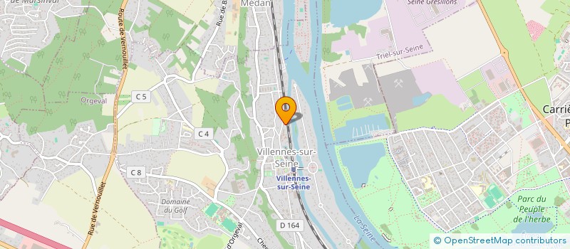 localisation de l'entreprise SELARL ZAIDANE  VILLENNES-SUR-SEINE