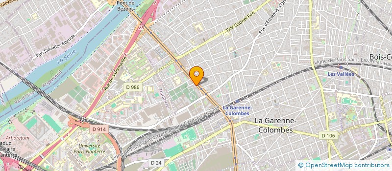 localisation de l'entreprise SELARL ZELMATI  COLOMBES