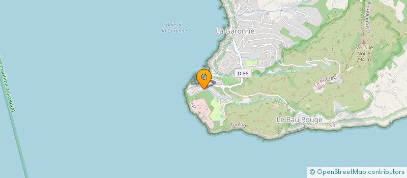 localisation de l'entreprise SELARL ZIMMERMANN  LE PRADET