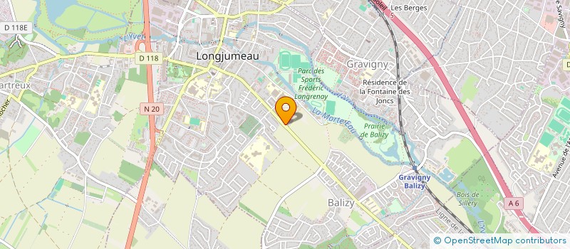 localisation de l'entreprise SELARLU ABBADI à LONGJUMEAU