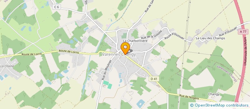 localisation de l'entreprise SELARLU BENJAMIN KALAWSKI, NOTAIRE à VARENNES-CHANGY