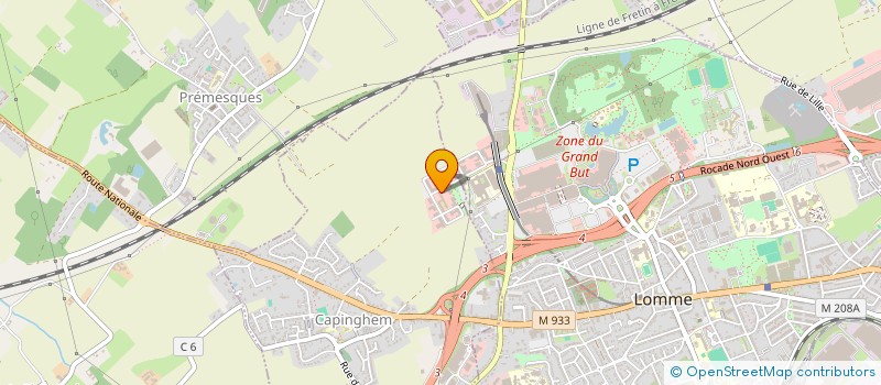 localisation de l'entreprise SELARLU CAENEN à LILLE