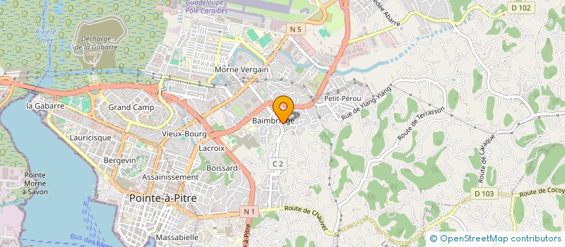 localisation de l'entreprise SELARLU CD DUGAZON à LES ABYMES