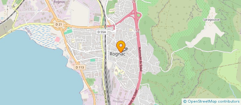 localisation de l'entreprise SELARLU CESARI  ROGNAC