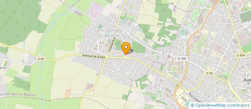 localisation de l'entreprise SELARLU DEPOUHON CAROLINE à SAINT-GEORGES-SUR-BAULCHE