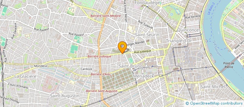 localisation de l'entreprise SELARLU DOCTEUR AGATHE ALLEMAN  BORDEAUX