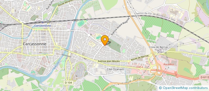 localisation de l'entreprise SELARLU DOCTEUR LE TIEC THIERRY SOCIETE D'EXERCICE LIBERAL A RESPONSABILITE LIMITEE DE MEDECIN à CARCASSONNE