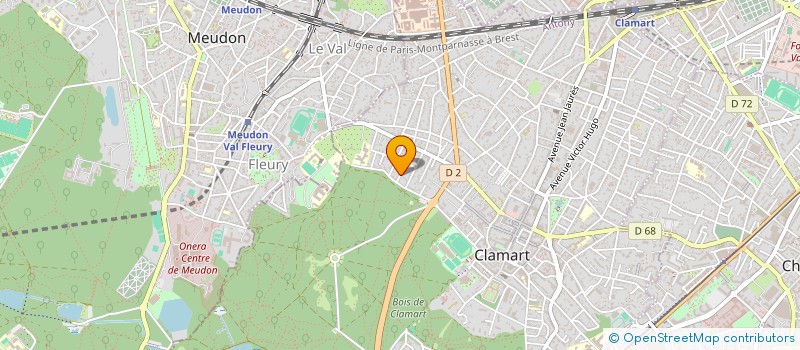localisation de l'entreprise SELARLU DU DOCTEUR BERTRAND BAUER à CLAMART