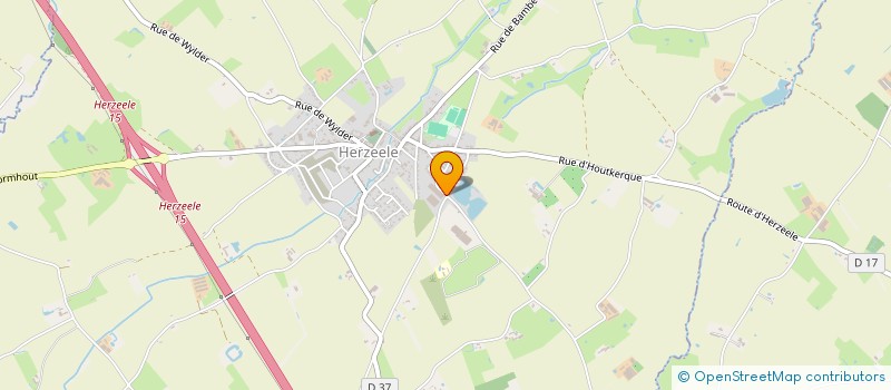 localisation de l'entreprise SELARLU DU DOCTEUR CAFFET MARION  HERZEELE