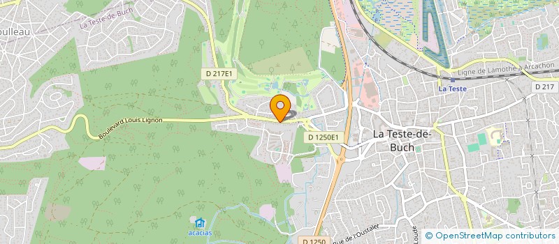 localisation de l'entreprise SELARLU DU DOCTEUR CAROLINE MAGE  LA TESTE-DE-BUCH