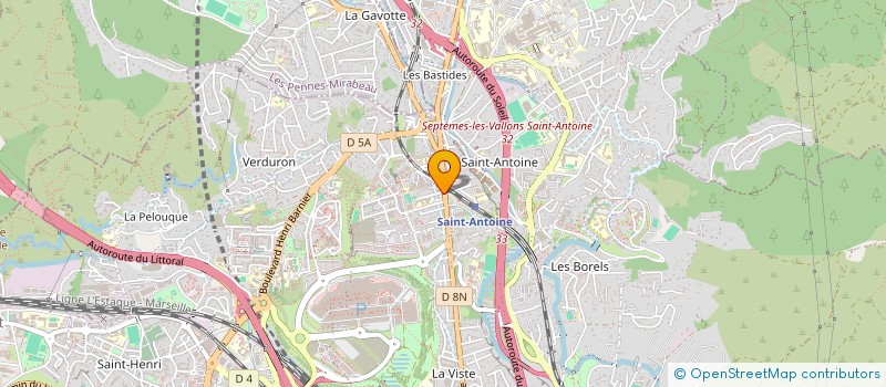 localisation de l'entreprise SELARLU DU DOCTEUR GUEDJ ALFRED à MARSEILLE