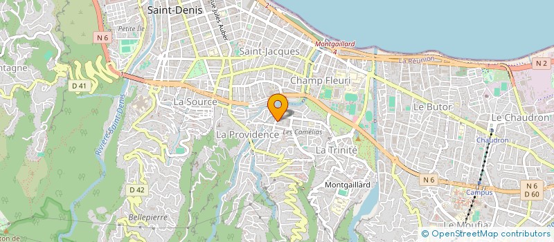 localisation de l'entreprise SELARLU FONTAINE AURELIE à SAINT-DENIS