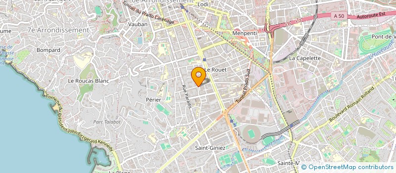 localisation de l'entreprise SELARLU LEANDRI  MARSEILLE
