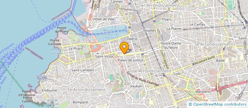 localisation de l'entreprise SELARLU MATHIAS PETRICOUL  MARSEILLE