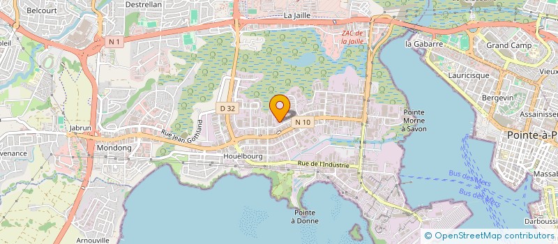 localisation de l'entreprise SELARLU MINATCHY AVOCATS  BAIE-MAHAULT