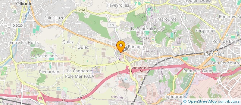 localisation de l'entreprise SELARLU NESSIME HARAIECH INFIRMIER  OLLIOULES