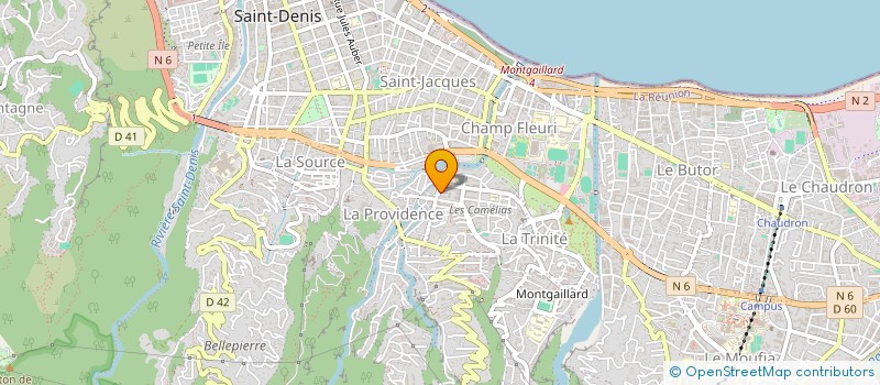 localisation de l'entreprise SELARLU PAYET VIRGINIE à SAINT-DENIS