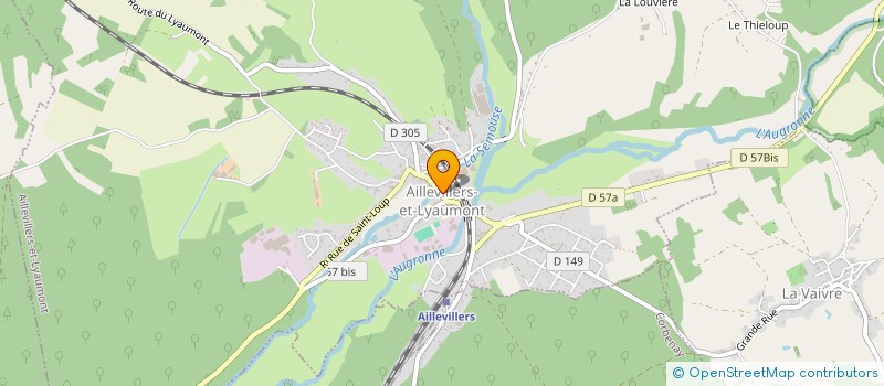 localisation de l'entreprise SELARLU PHARMACIE CHARBONNIER  AILLEVILLERS-ET-LYAUMONT