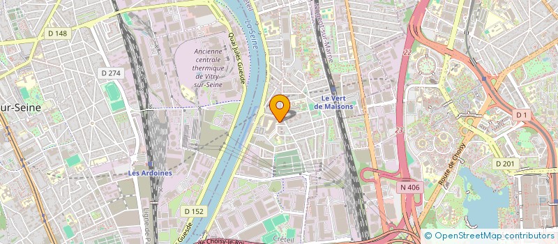 localisation de l'entreprise SELARLU PHARMACIE M. ISSOUFALY  ALFORTVILLE