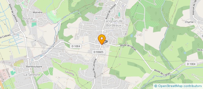 localisation de l'entreprise SELARLU SIMONNET  CARIGNAN-DE-BORDEAUX