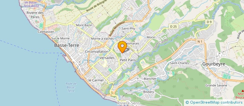 localisation de l'entreprise SELARLU VAINQUEUR THIERRY, NOTAIRE à BASSE-TERRE