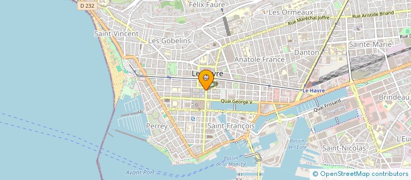 localisation de l'entreprise SELARLU VANCSIK à LE HAVRE