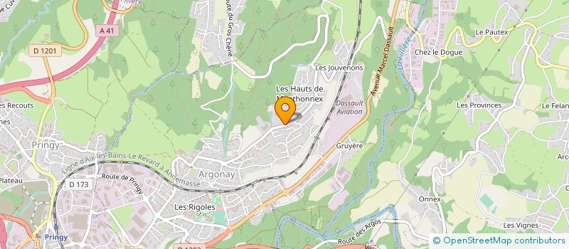 localisation de l'entreprise SELAS AMBROISE à ANNECY