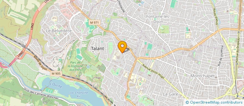 localisation de l'entreprise SELAS ANESTHESISTE BENIGNE JOLY  TALANT