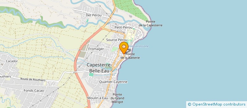 localisation de l'entreprise SELAS CABINET DE MEDECINS GENERALISTES RANDON ET CARLIER à CAPESTERRE BELLE EAU