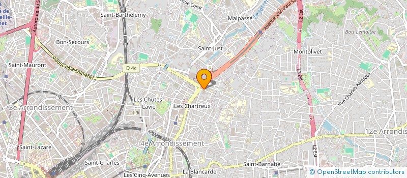 localisation de l'entreprise SELAS CABINET DENTAIRE DU DOME à MARSEILLE