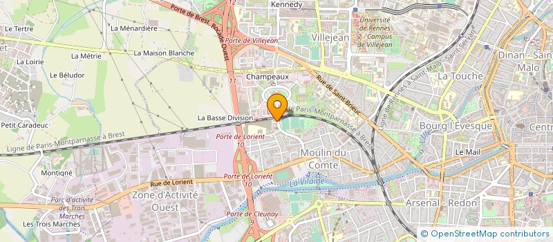 localisation de l'entreprise SELAS CARDINAL  RENNES