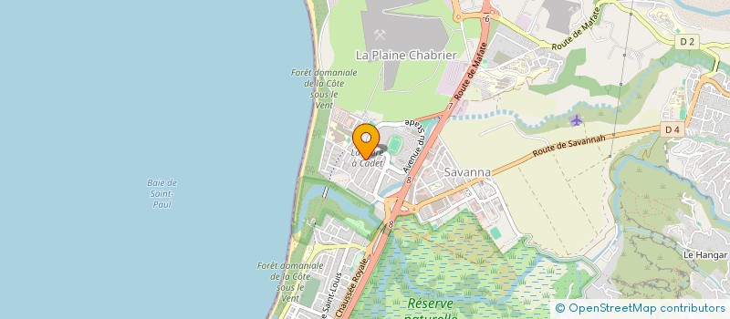 localisation de l'entreprise SELAS CDB INFI à SAINT-PAUL