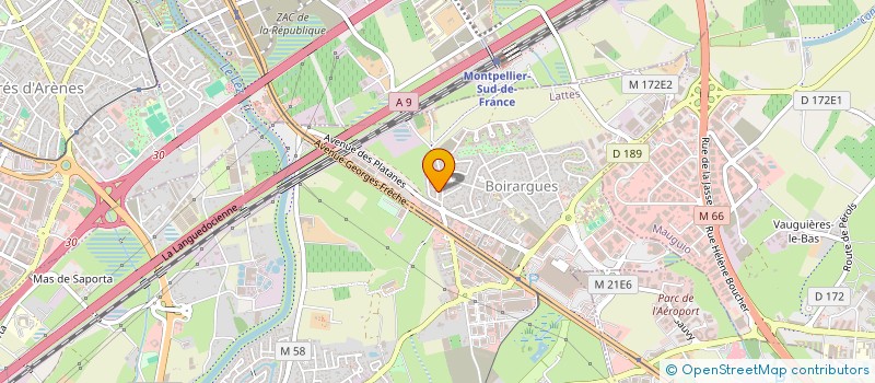 localisation de l'entreprise SELAS CHIRURGIE DENTAIRE DUBOIS à LATTES