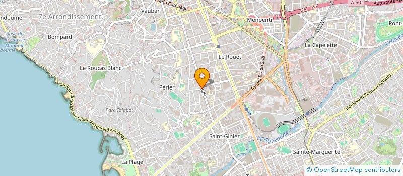 localisation de l'entreprise SELAS COURBIER à MARSEILLE
