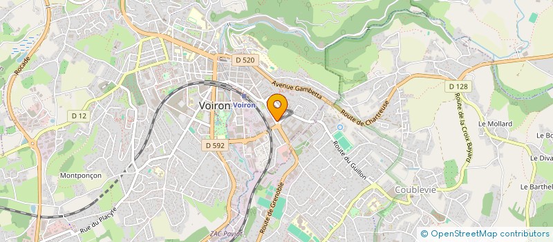 localisation de l'entreprise SELAS CREACH KEVIN  VOIRON