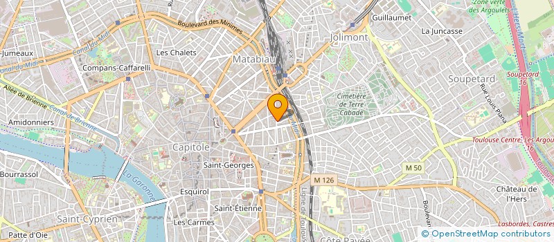 localisation de l'entreprise SELAS D'ARCHITECTURE RINALDI & LEVADE ARCHITECTES  TOULOUSE