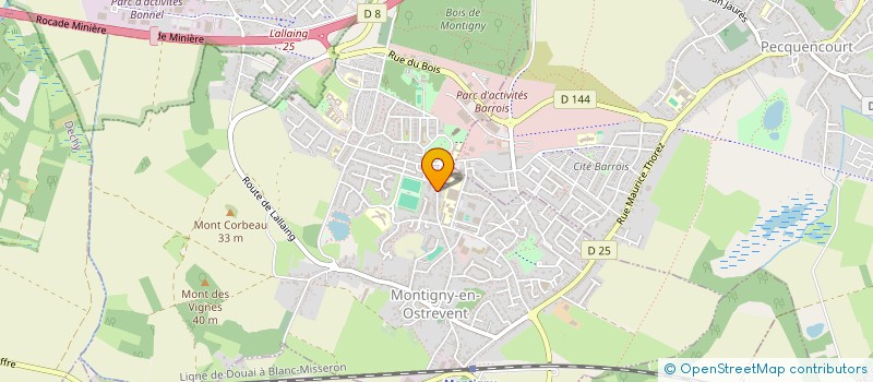 localisation de l'entreprise SELAS D'ARCHITECTURE STUDIO ASA  MONTIGNY-EN-OSTREVENT