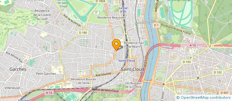 localisation de l'entreprise SELAS DE CHIRURGIENS-DENTISTES JESSY ASKAR à SAINT-CLOUD