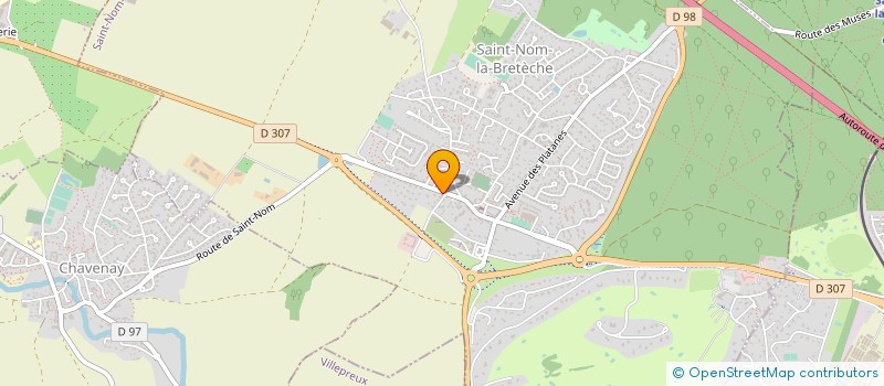 localisation de l'entreprise SELAS DE VETERINAIRES DU DOCTEUR ISRAEL  SAINT-NOM-LA-BRETECHE