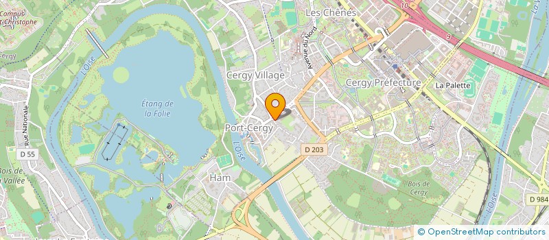 localisation de l'entreprise SELAS DOCTEUR BRUNO RYVOL  CERGY