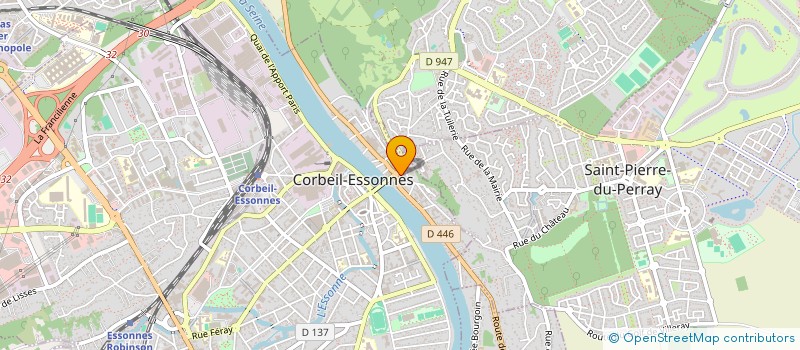 localisation de l'entreprise SELAS DOCTEUR CAROLINE EDARD  CORBEIL-ESSONNES