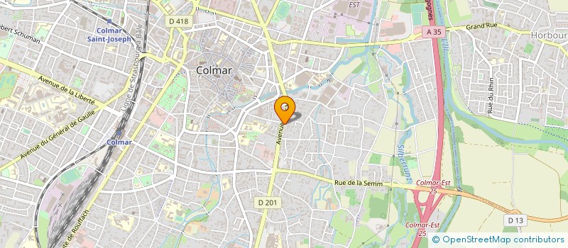 localisation de l'entreprise SELAS DOCTEUR JULIEN GODDE  COLMAR