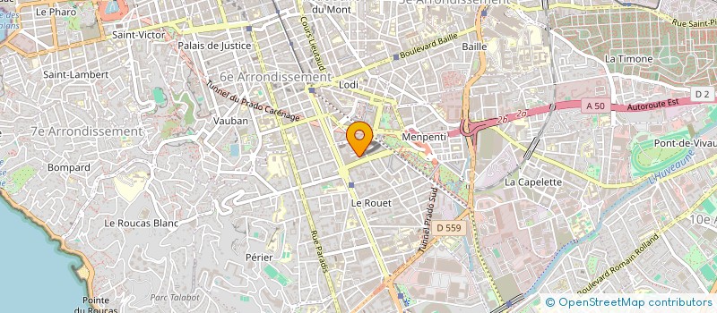 localisation de l'entreprise SELAS DOCTEUR LAURENT LE GOFF à MARSEILLE