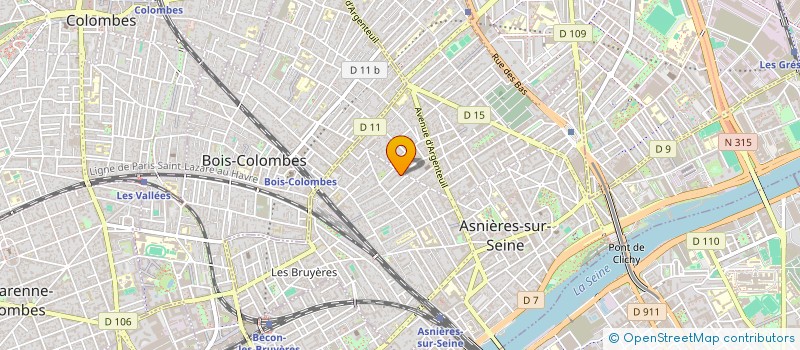 localisation de l'entreprise SELAS DOCTEUR STEPHANIE MONTAMAT  ASNIERES-SUR-SEINE