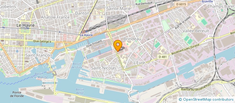 localisation de l'entreprise SELAS DR ALBOUY à LE HAVRE