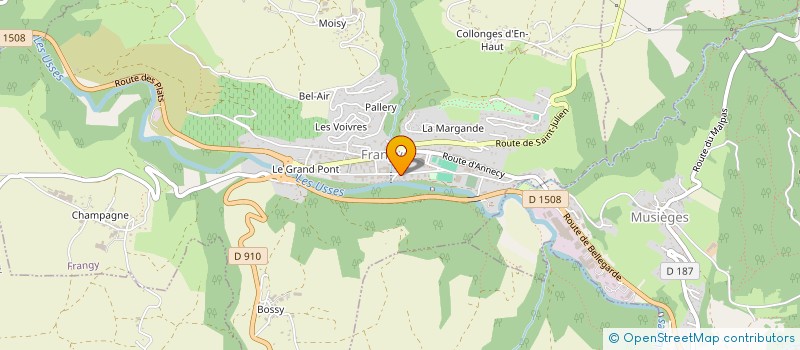 localisation de l'entreprise SELAS DR BAPTISTE TREMON  FRANGY