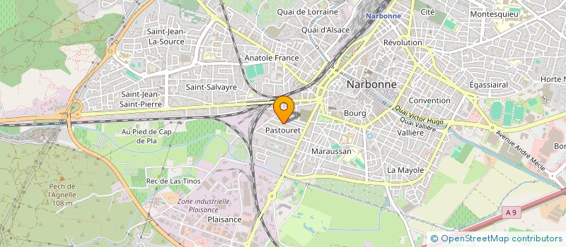 localisation de l'entreprise SELAS DR HENRI MAS à NARBONNE