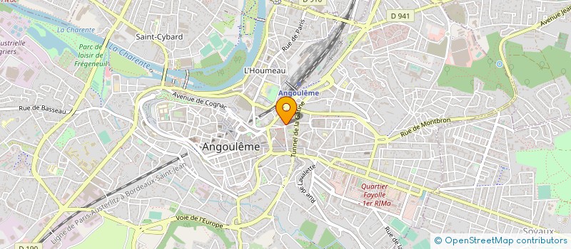 localisation de l'entreprise SELAS DR LAHMER à ANGOULEME