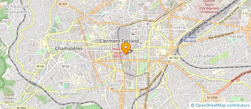 localisation de l'entreprise SELAS DR MARTINE BOURASSET-DABERT  CLERMONT-FERRAND