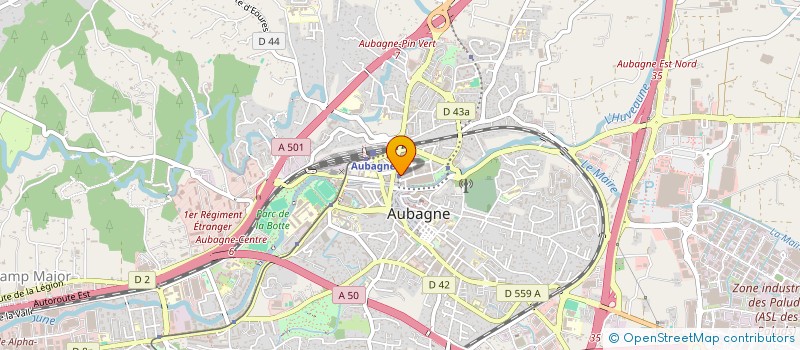 localisation de l'entreprise SELAS DR MUIS PISTOR à AUBAGNE